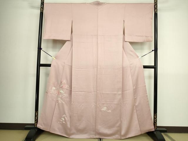 平和屋着物■訪問着　総刺繍　風景文　正絹　逸品　DABK6859ya