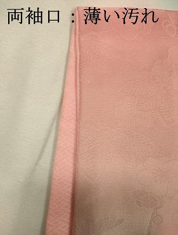 平和屋着物■上質な小紋　草花地紋　正絹　逸品　DABK6969ya