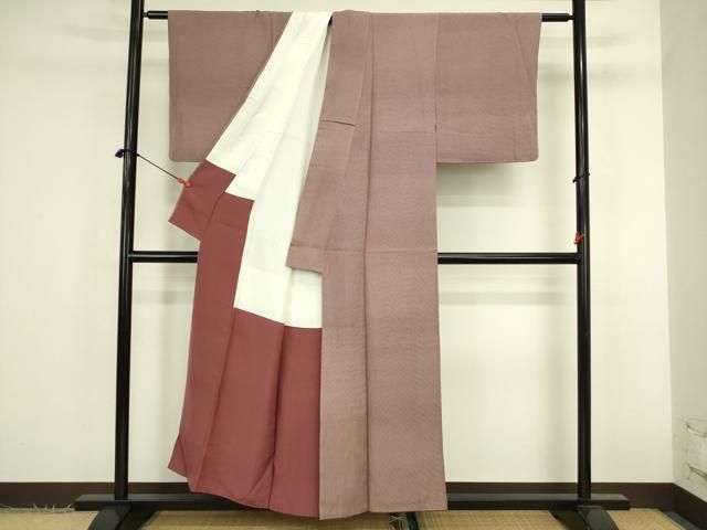 平和屋着物■江戸小紋　作家物　行儀　正絹　逸品　DABK6985ya