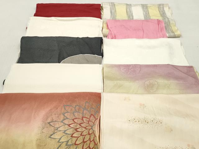 平和屋着物★和装小物　帯揚げ10枚セット　正絹　逸品　DABK7042xg