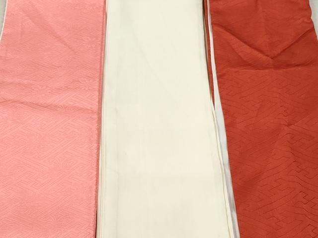 平和屋着物▼和装小物　重ね衿・伊達衿　まとめて20点　紗綾形　麻の葉文様　舞桜　市松　草花文　金糸　未使用品あり　逸品　DABK7106xg