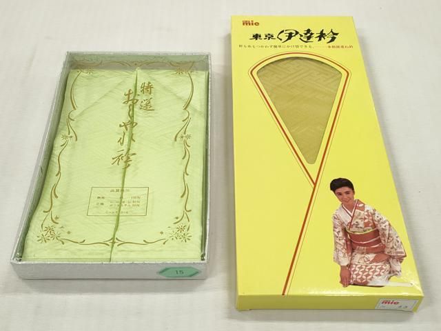 平和屋着物▼和装小物　重ね衿・伊達衿　まとめて20点　紗綾形　舞花文　草花文　箔散らし　金糸　未使用品あり　逸品　DABK7110xg