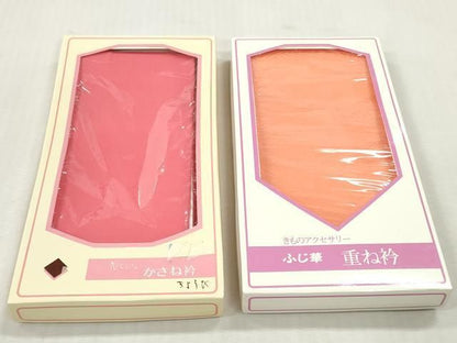 平和屋着物▼和装小物　重ね衿・伊達衿　まとめて20点　紗綾形　檜垣文　草花文　金彩　未使用品あり 逸品 DABK7128xg