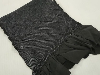 平和屋着物▼男性　和装小物　兵児帯4点セット　総絞り　黒色　灰色　赤墨色　全て正絹　逸品　DABK7148xg
