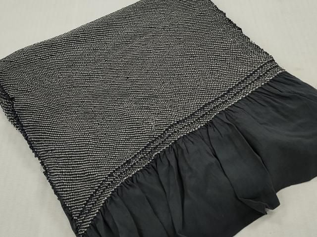 平和屋着物▼男性　和装小物　兵児帯4点セット　総絞り　留紺色　蝋色　全て正絹　逸品　DABK7161xg