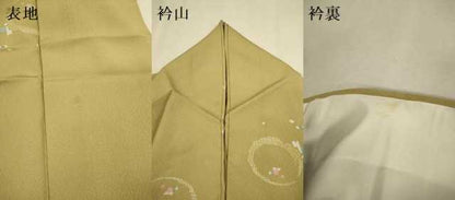 平和屋着物▽上質な小紋　単衣　抽象文様　正絹　逸品　DABK7672du