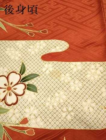 平和屋着物●豪華振袖　エ霞枝垂れ桜文　金彩　正絹　逸品　DABK7866du