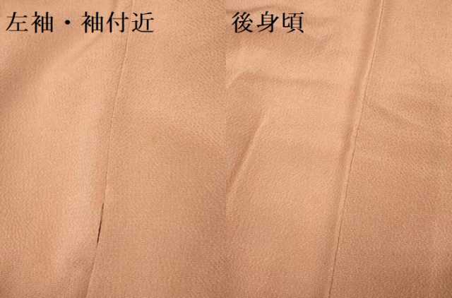 平和屋着物●訪問着　霞文　鬼しぼ縮緬　正絹　逸品　DABK7878du