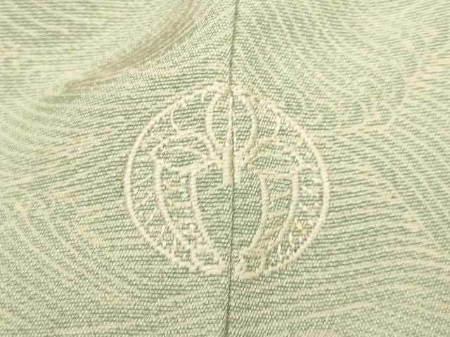 平和屋着物●江戸小紋　立波文　ますいわ屋扱い　正絹　逸品　DABK8000du