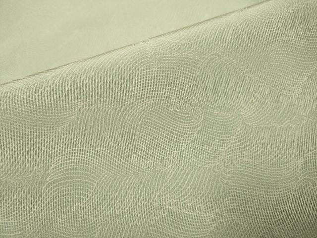 平和屋着物●江戸小紋　立波文　ますいわ屋扱い　正絹　逸品　DABK8000du