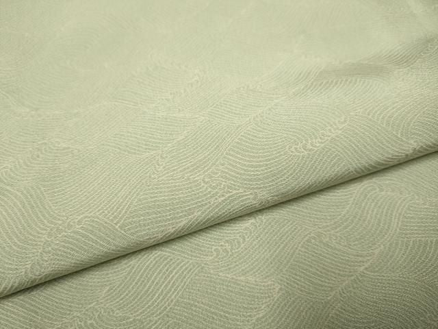 平和屋着物●江戸小紋　立波文　ますいわ屋扱い　正絹　逸品　DABK8000du