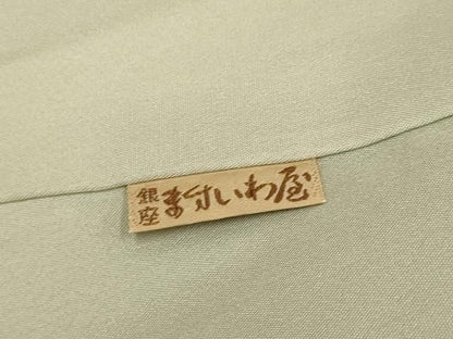 平和屋着物●江戸小紋　立波文　ますいわ屋扱い　正絹　逸品　DABK8000du