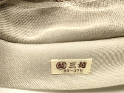 平和屋着物◎六通柄袋帯　芝文　金糸　三越扱い　正絹　逸品　DABK8152ar