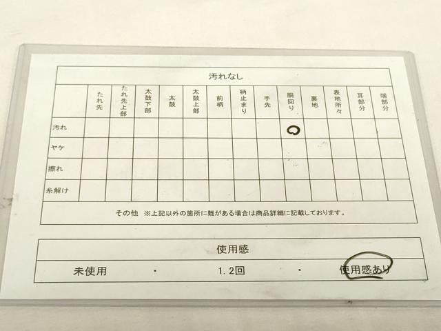 平和屋着物◎アンティーク　大正ロマン　九寸名古屋帯　唐織　切嵌更紗花唐草文　正絹　逸品　DABK8183ar