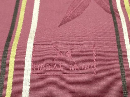 平和屋着物◎森英恵・HANAE MORI　両面　半幅帯　笹間道　DABK8245ar