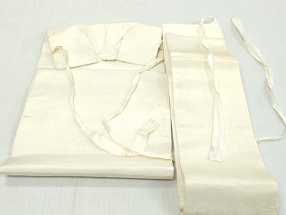 平和屋着物◎つけ帯　薔薇　バラ　正絹　逸品　DABK8651cm