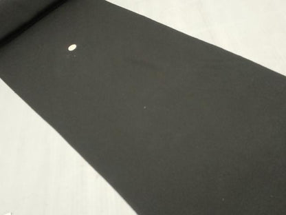 平和屋着物▼黒紋付　黒生地　反物　着尺　泥染　西武扱い　逸品　未使用　DABK9071zy