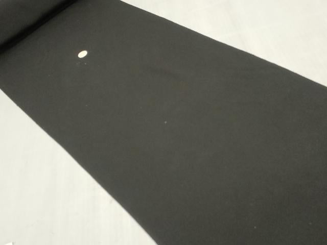 平和屋着物▼黒紋付　黒生地　反物　着尺　泥染　西武扱い　逸品　未使用　DABK9071zy