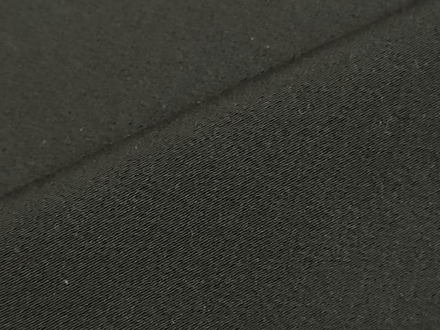 平和屋着物▼黒紋付　黒生地　反物　着尺　泥染　西武扱い　逸品　未使用　DABK9071zy