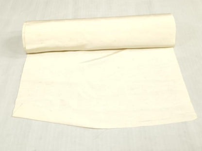 平和屋着物▼白生地　反物　着尺　紬　生成り色　逸品　未使用　DABK9086zy