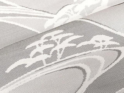 平和屋着物▼西陣　木原織物謹製　名古屋帯　帯反物　遠山樹林文　証紙付き　逸品　未使用　DABK9093zy