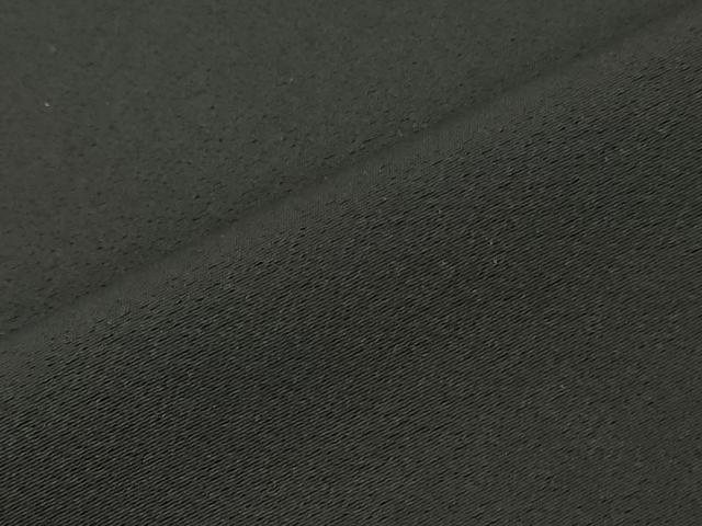平和屋着物▼黒紋付　黒生地　反物　着尺　深泥黒　逸品　未使用　DABK9128zy