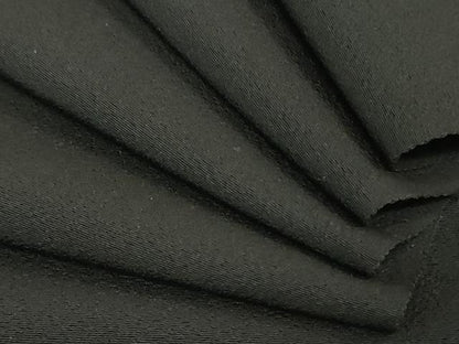 平和屋着物▼黒紋付　黒生地　反物　着尺　深泥黒　逸品　未使用　DABK9128zy