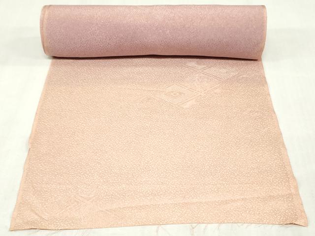 平和屋着物▼小紋　反物　着尺　雲取り菱文　逸品　未使用　DABK9154zy