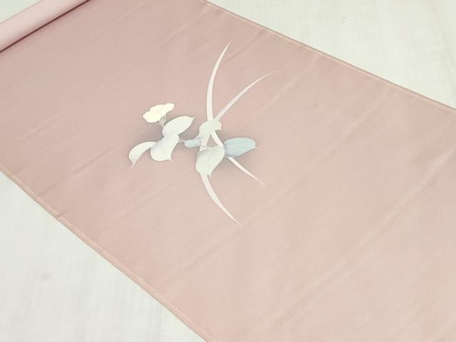 平和屋着物▼付下げ　反物　着尺　枝椿　暈し染め　逸品　未使用　DABK9168zy