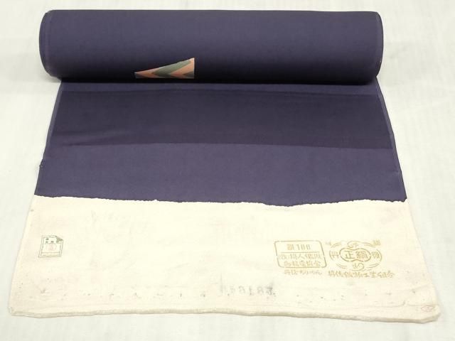 平和屋着物▼付下げ　反物　着尺　草花文　逸品　未使用　DABK9276zy