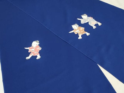 平和屋着物▼付下げ　反物　着尺　童子遊び　逸品　未使用　DABK9278zy