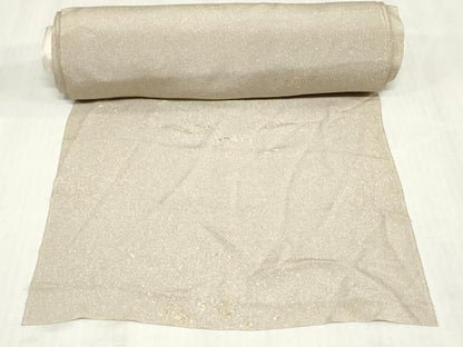 平和屋着物▼小紋　反物　着尺　裁断済み　舞花文　金彩　鬼しぼ縮緬　八掛付き　胴裏付き　逸品　未使用　DABK9296zy