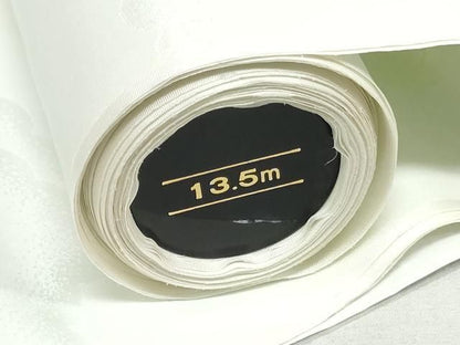 平和屋着物▼長襦袢　反物　着尺　草花文　暈し染め　逸品　未使用　DABK9314zy