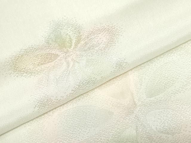 平和屋着物▼長襦袢　反物　着尺　舞花文　暈し染め　逸品　未使用　DABK9366zy