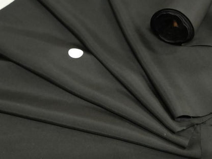 平和屋着物▼黒紋付　黒生地　反物　着尺　逸品　未使用　DABK9373zy