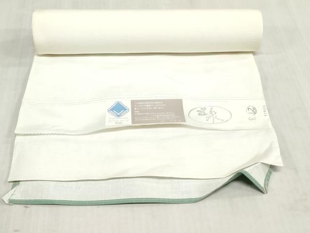 平和屋着物＊夏物　長襦袢　反物　着尺　絽　五泉　生成り色　逸品　未使用　DABK9440zy