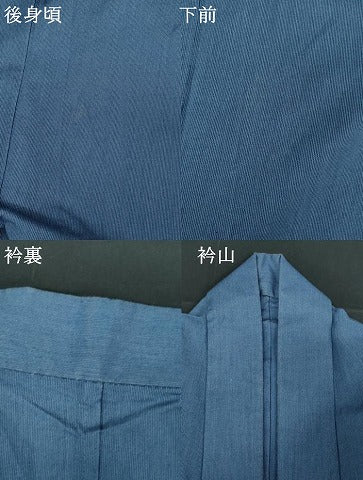 平和屋着物●男性　綿薩摩　単衣　縞　キングサイズ　木綿　逸品　DABK9553cd