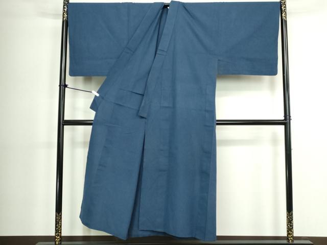 平和屋着物●男性　綿薩摩　単衣　縞　キングサイズ　木綿　逸品　DABK9553cd