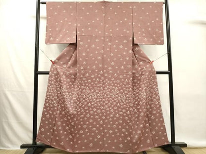 平和屋着物■訪問着　草花　正絹　逸品　DABK9772cd