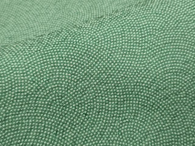平和屋着物■伝統工芸師　服部光擴　江戸小紋　鮫小紋柄　正絹　逸品　DABK9790cd