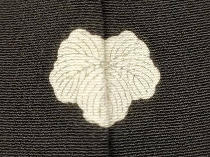 平和屋着物■豪華黒留袖　刺繍　道長花鳥文　金彩　正絹　逸品　DABK9792cd