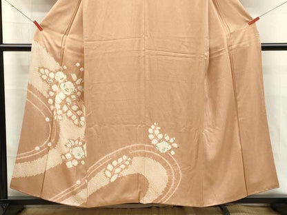 平和屋着物■訪問着　絞り　辻が花　正絹　逸品　DABK9807cd