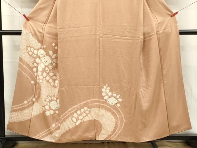 平和屋着物■訪問着　絞り　辻が花　正絹　逸品　DABK9807cd
