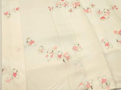 平和屋着物■長襦袢　無双仕立て　童子遊び　暈し染め　正絹　逸品　DABK9816cd
