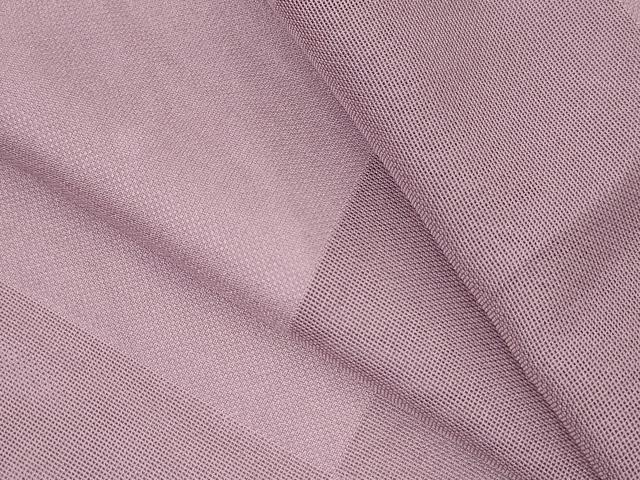 平和屋着物▽　スリーシーズン　春夏秋　塵除け　市松文様　二藍色　正絹　逸品　DABK9857cd