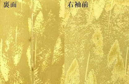 平和屋着物▽上質な小紋　単衣　風景文　正絹　逸品　DABK9971cd