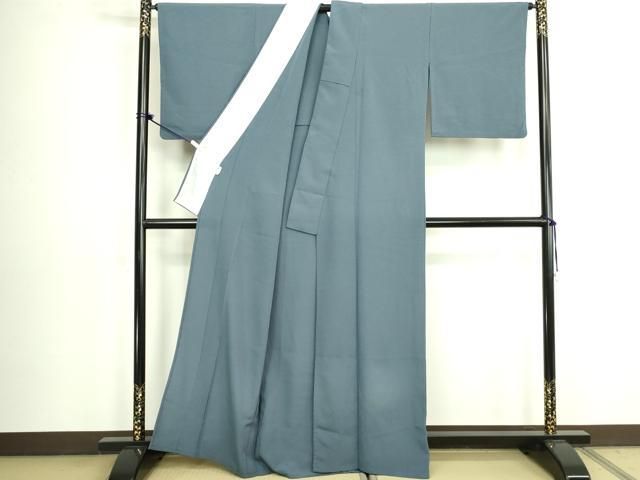 平和屋着物▽色無地　単衣　薄縹色　さんび謹製　洗える着物　DABK9974cd