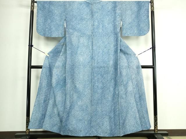 平和屋着物∴夏物　浴衣　有松鳴海絞り　三浦絞り　綿　逸品　DABK9997cd