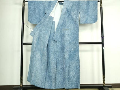 平和屋着物∴夏物　浴衣　有松鳴海絞り　三浦絞り　綿　逸品　DABK9997cd