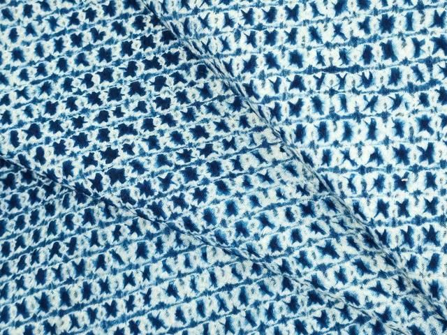 平和屋着物∴夏物　浴衣　有松鳴海絞り　三浦絞り　綿　逸品　DABK9997cd